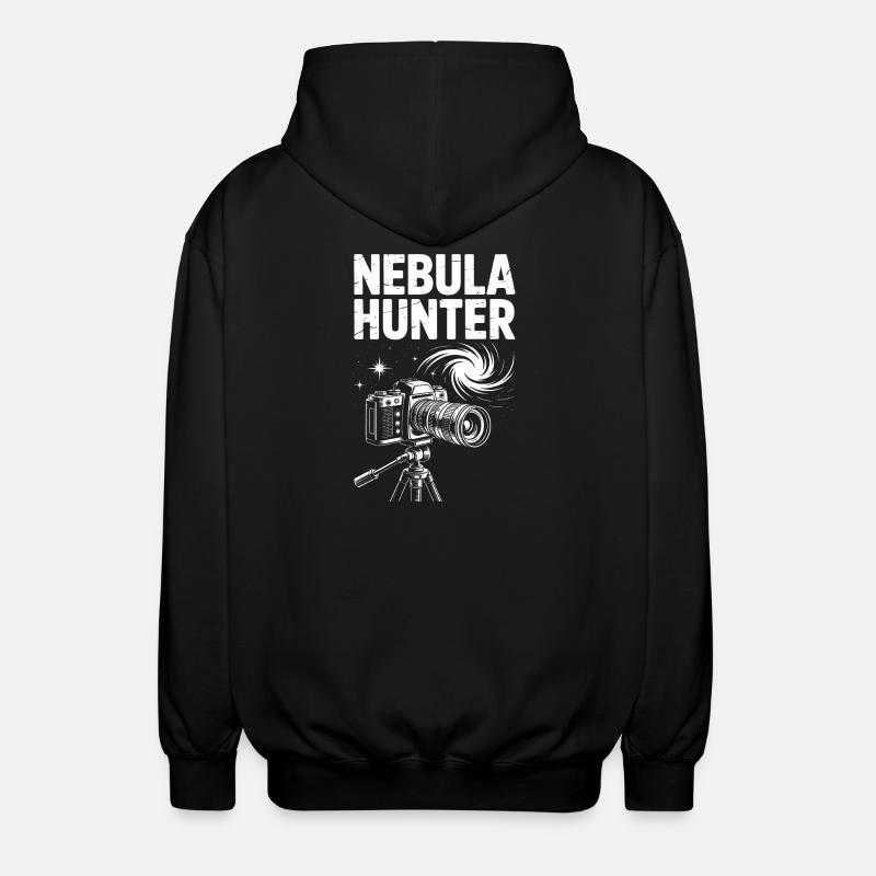 Art du télescope Nebula Hunter - Veste à capuche unisexe - noir