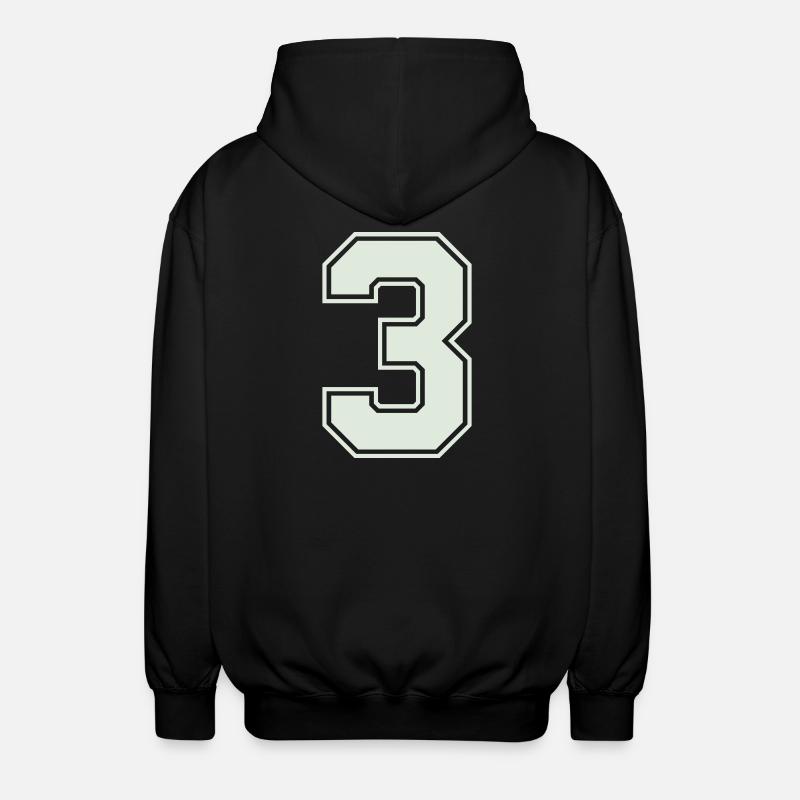 3 - Veste à capuche unisexe - noir