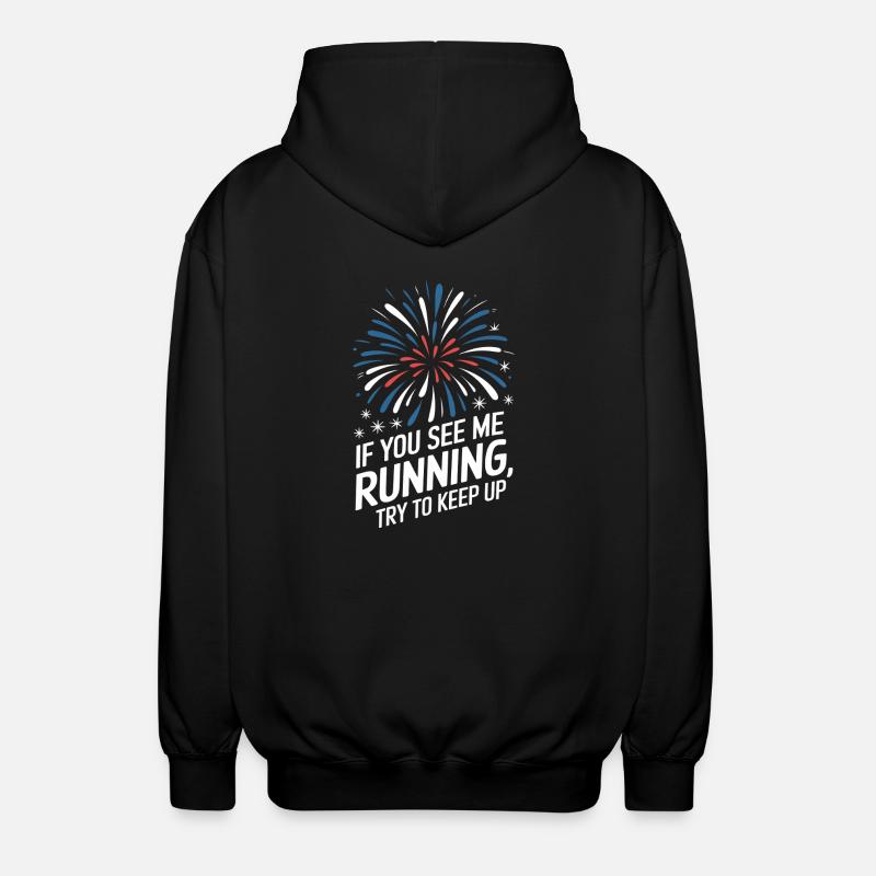 Pyrotechnics Fireworks Pyrotechnics - Unisex Hooded Jacket - black