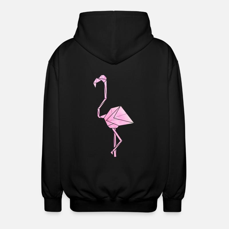 flamant - Veste à capuche unisexe - noir