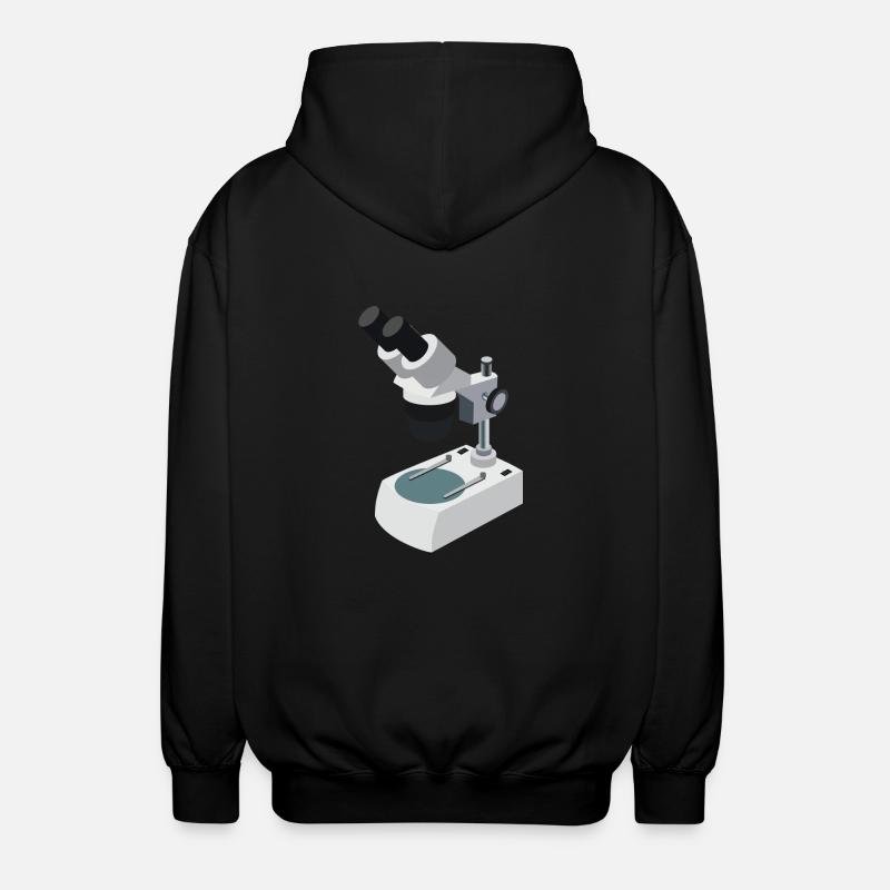 microscope - Veste à capuche unisexe - noir