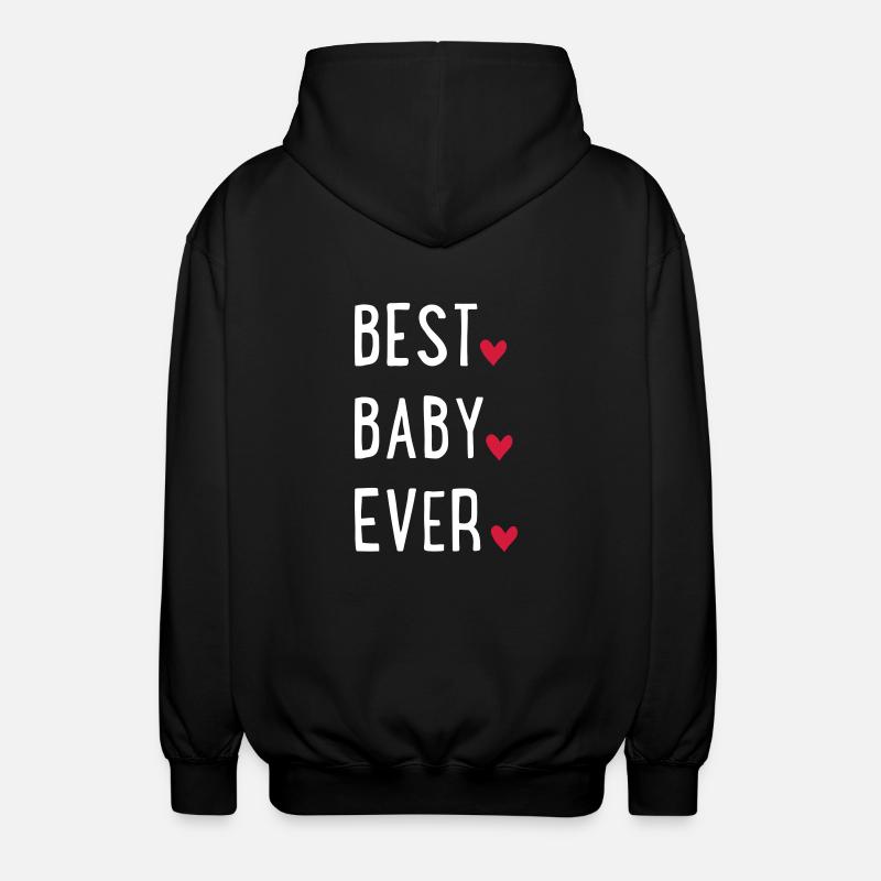Meilleur bébé - Veste à capuche unisexe - noir
