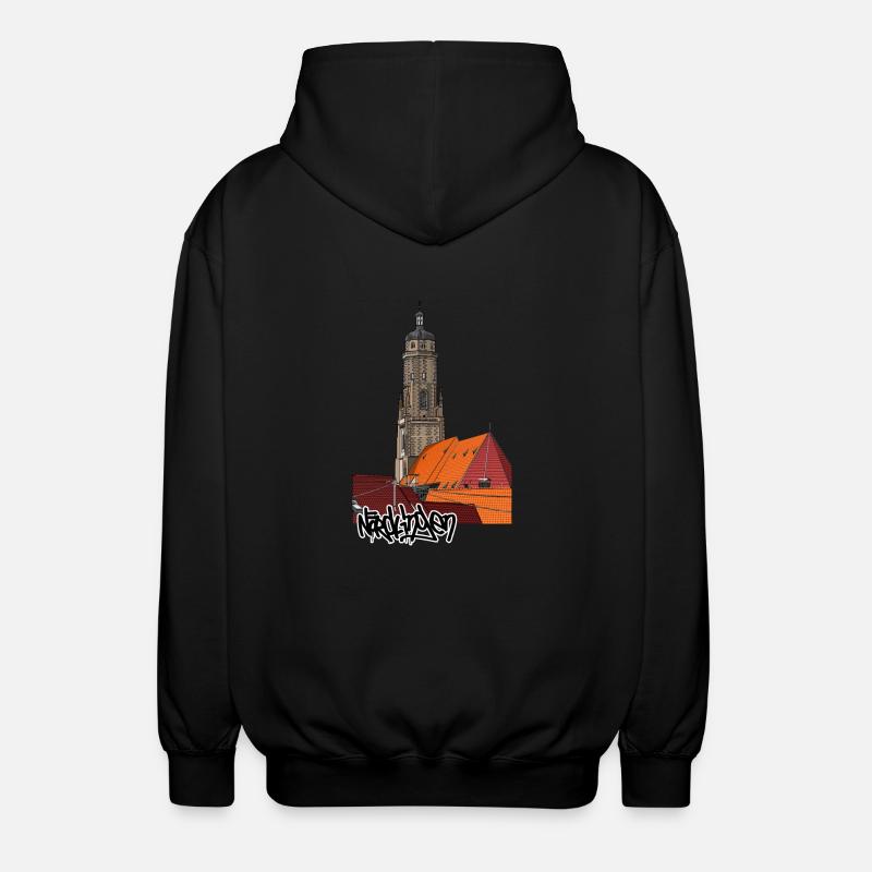 Nördlingen // Daniel // Illustration - Veste à capuche unisexe - noir
