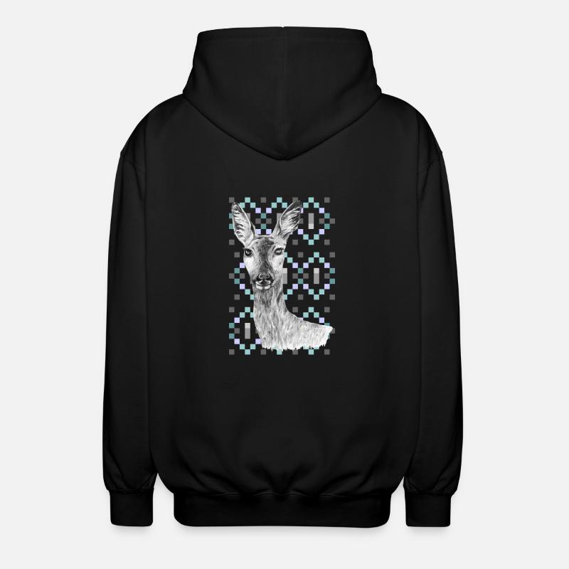 Roe - Unisex Hooded Jacket - black