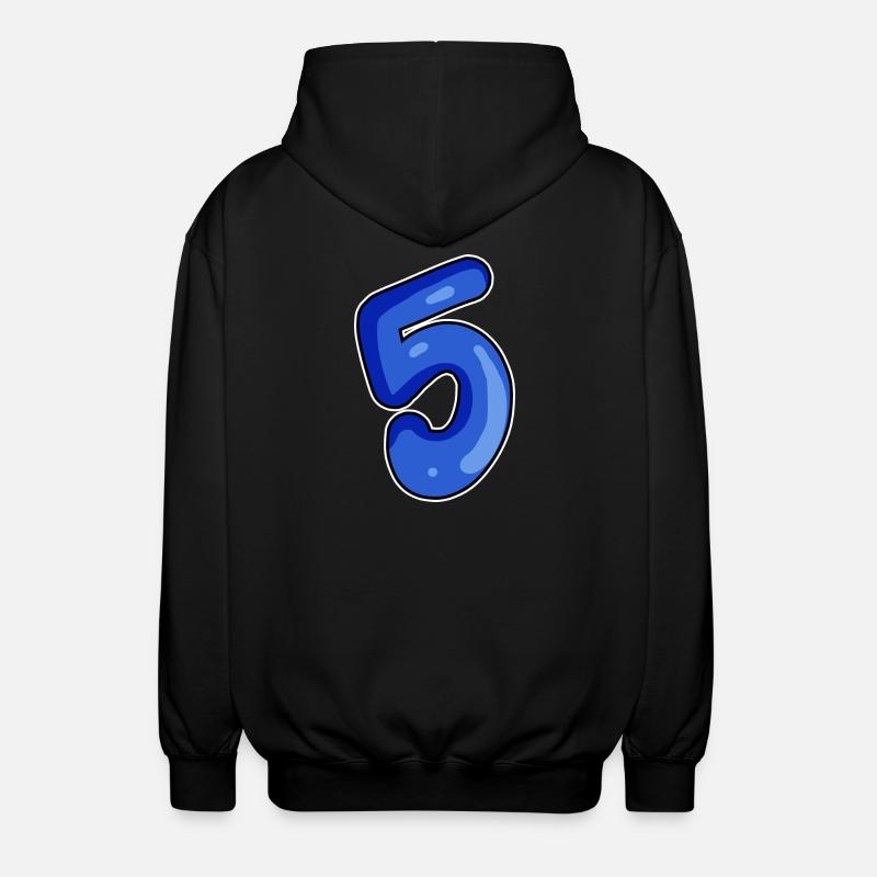 Numéro 5 Numéro Bleu - Veste à capuche unisexe - noir