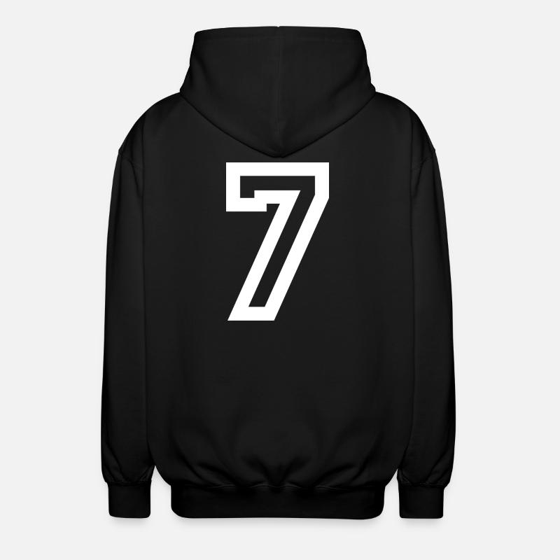 67 Minimalistisches Trenddesign - Unisex Kapuzenjacke - Schwarz