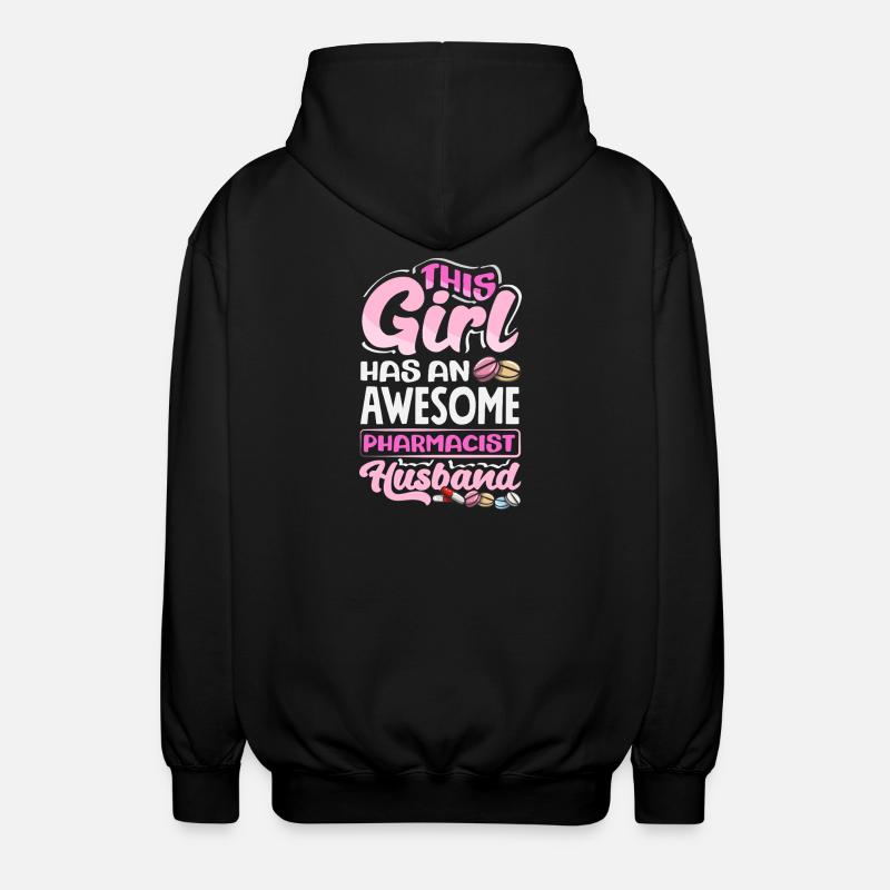 Dieses Mädchen Hat Einen Großartigen - Unisex Kapuzenjacke - Schwarz