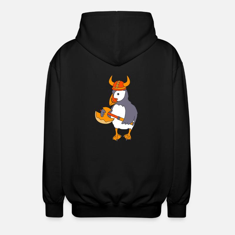 Macareux Papageientaucher - Veste à capuche unisexe - noir