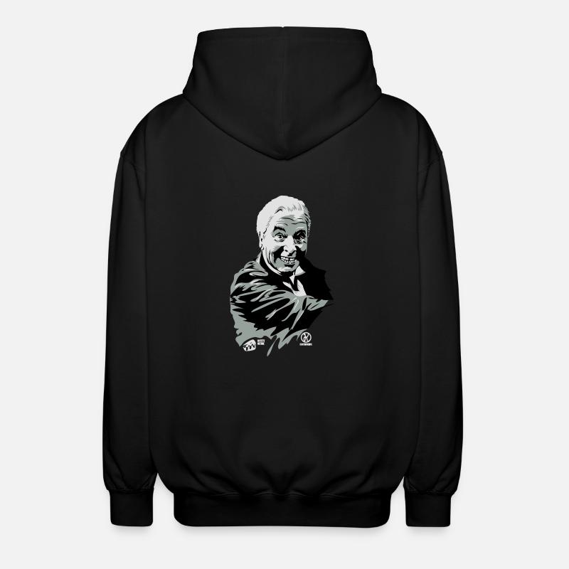Dinner for one - Unisex Hooded Jacket - black