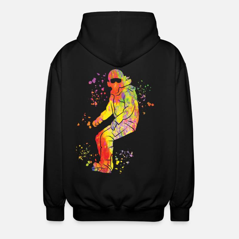 Snowboarder Snowboarding Snowboard - Veste à capuche unisexe - noir