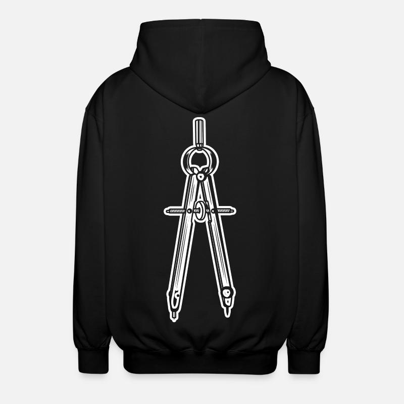 Cercle d’architecture - Veste à capuche unisexe - noir