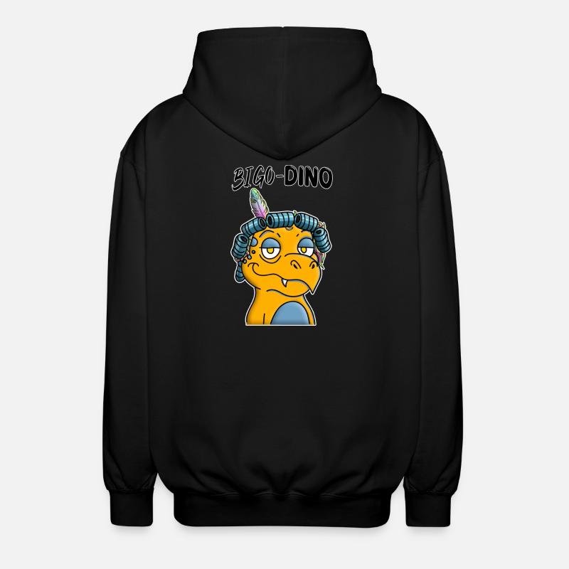 Lockenwickler - Unisex Kapuzenjacke - Schwarz