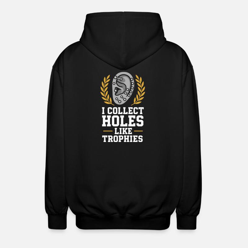 Piercing Addict Body Mod Enthusiast - Veste à capuche unisexe - noir