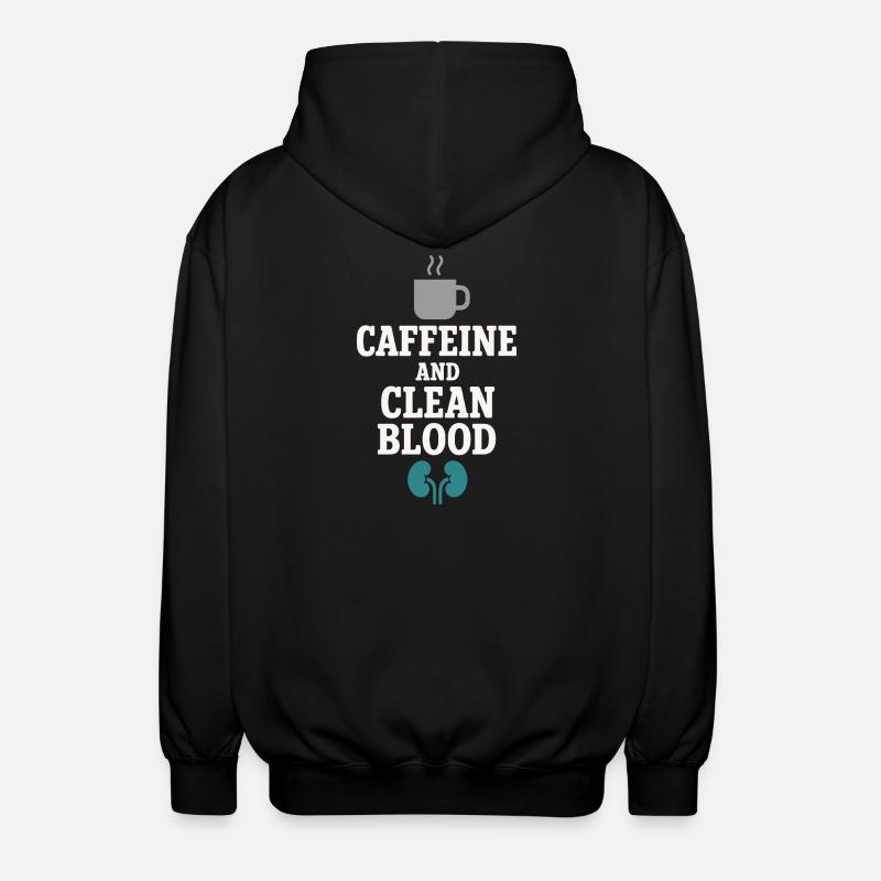 Dialyse Schwester Tech Nierenpflege Nephrologie - Unisex Kapuzenjacke - Schwarz