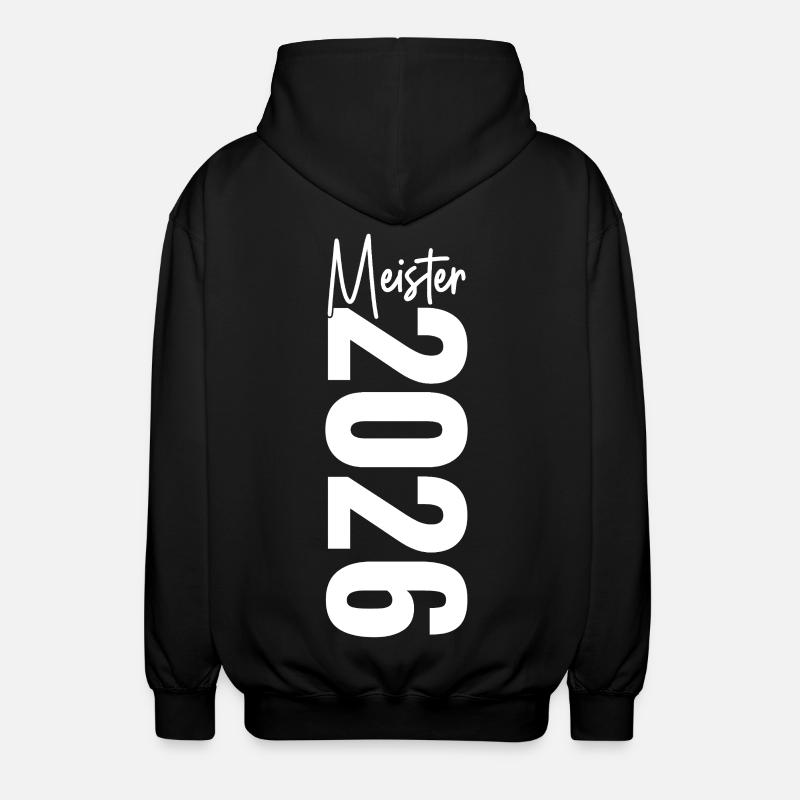 Campeón 2026 - Chaqueta unisex con capucha. - negro