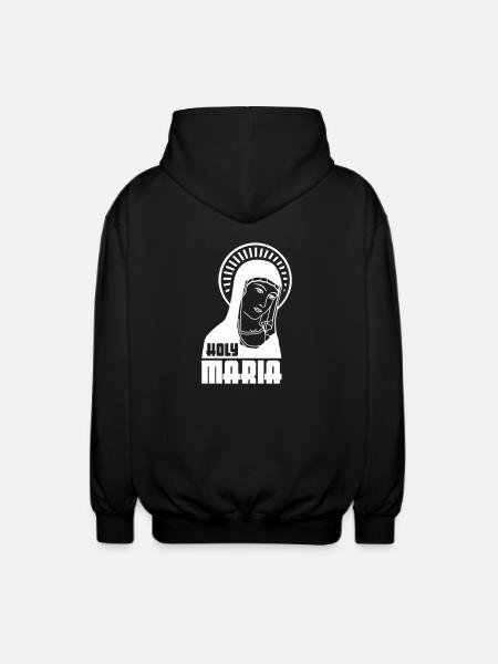 Holy Maria - Unisex Kapuzenjacke - Schwarz