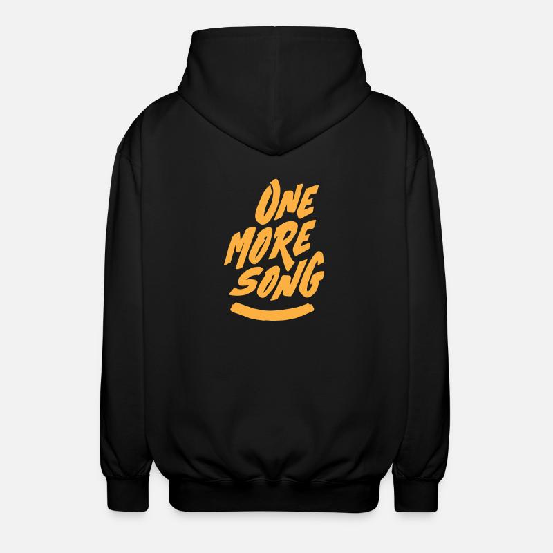 Noch ein Lied - Vektor - Unisex Kapuzenjacke - Schwarz