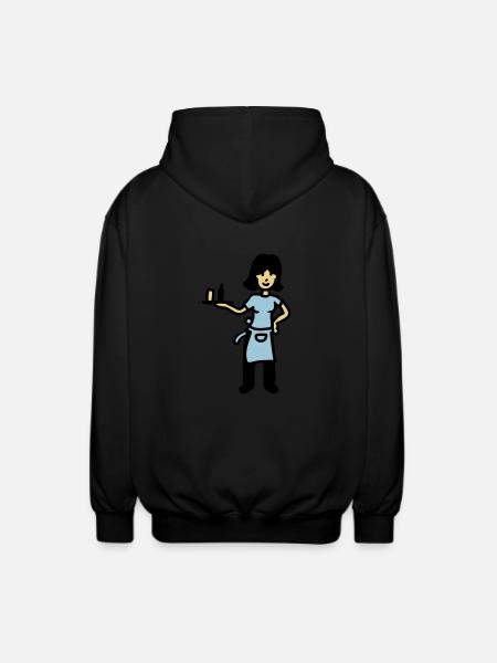 Serveuse 3 - Veste à capuche unisexe - noir