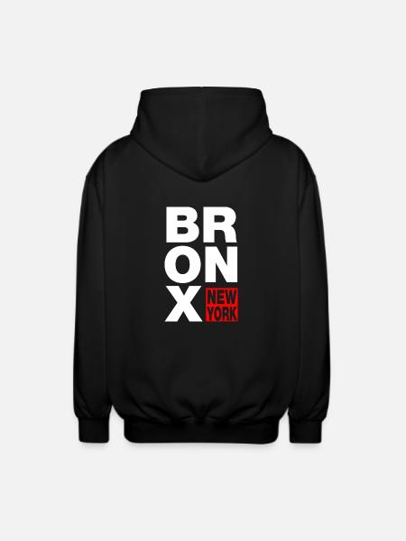 bronx new york - Unisex Kapuzenjacke - Schwarz
