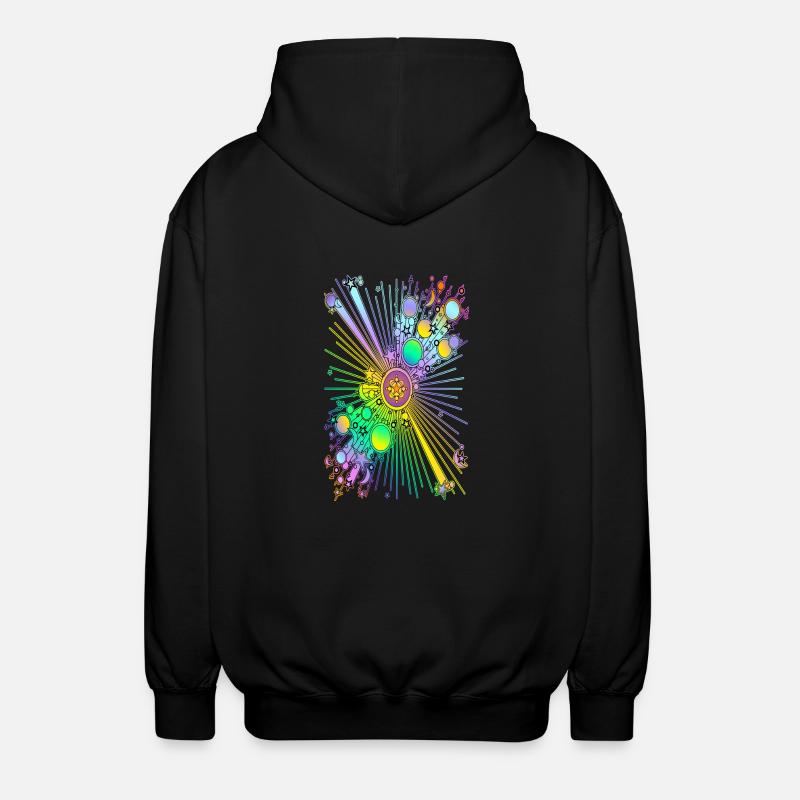 NEW UNIVERSE - Unisex Kapuzenjacke - Schwarz