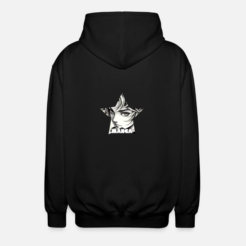 Manga Star - Unisex Kapuzenjacke - Schwarz