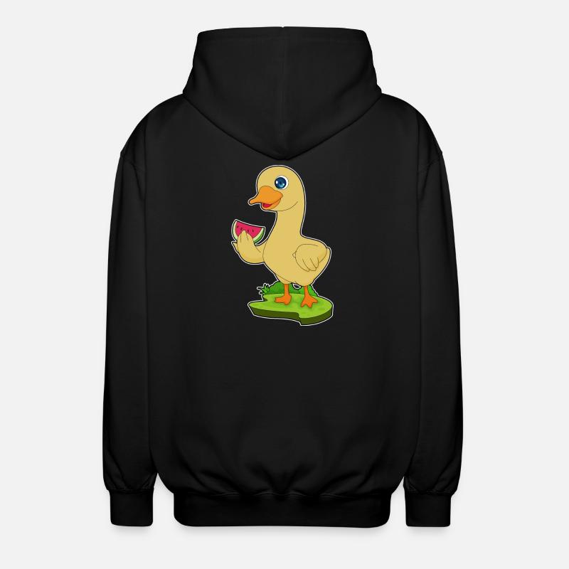 Canard Pastèque - Veste à capuche unisexe - noir