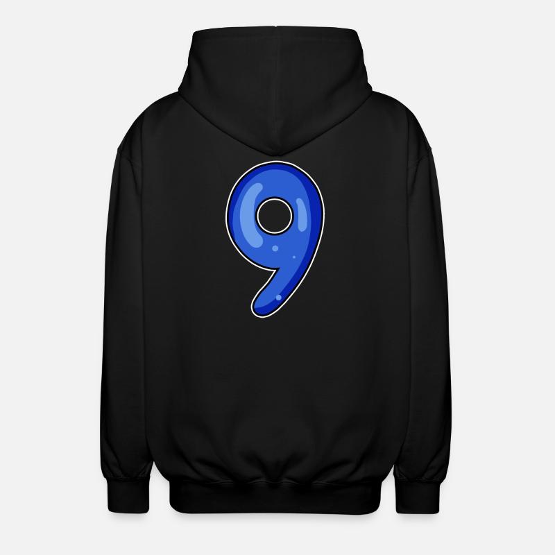 9 - Veste à capuche unisexe - noir