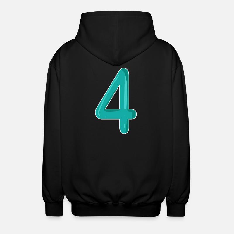 4 - Veste à capuche unisexe - noir