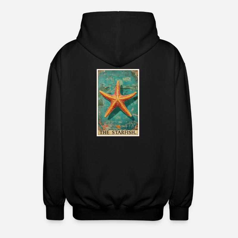 Étoile de mer Étoile de mer - Veste à capuche unisexe - noir