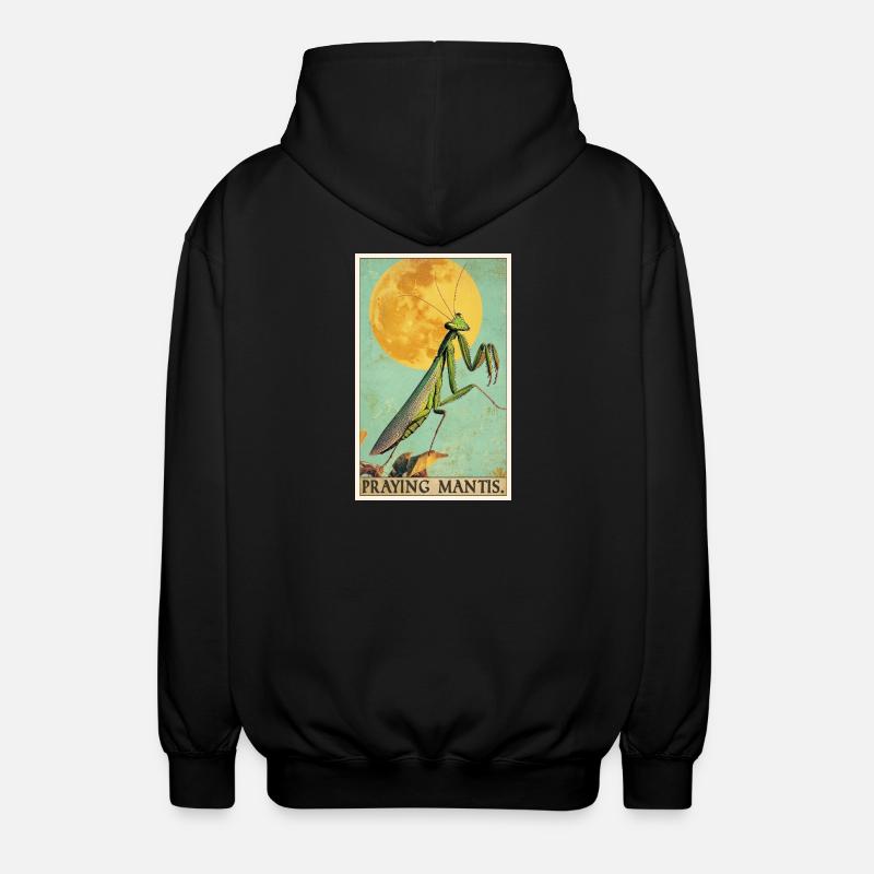 Gottesanbeterinnen Gottesanbeterin - Unisex Kapuzenjacke - Schwarz