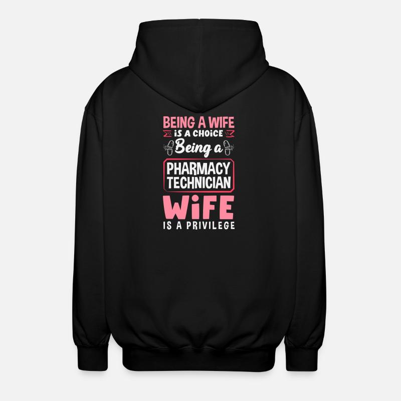 Apotheker Pharmazeutisch-technischer - Unisex Kapuzenjacke - Schwarz