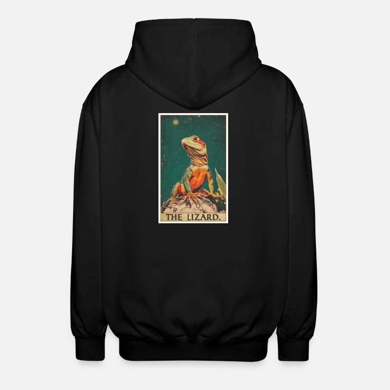 Lézard des lézards - Veste à capuche unisexe - noir