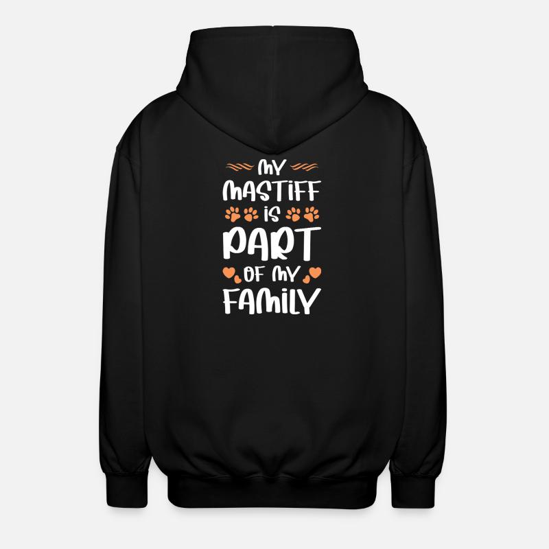 MASTIFF - Unisex Kapuzenjacke - Schwarz
