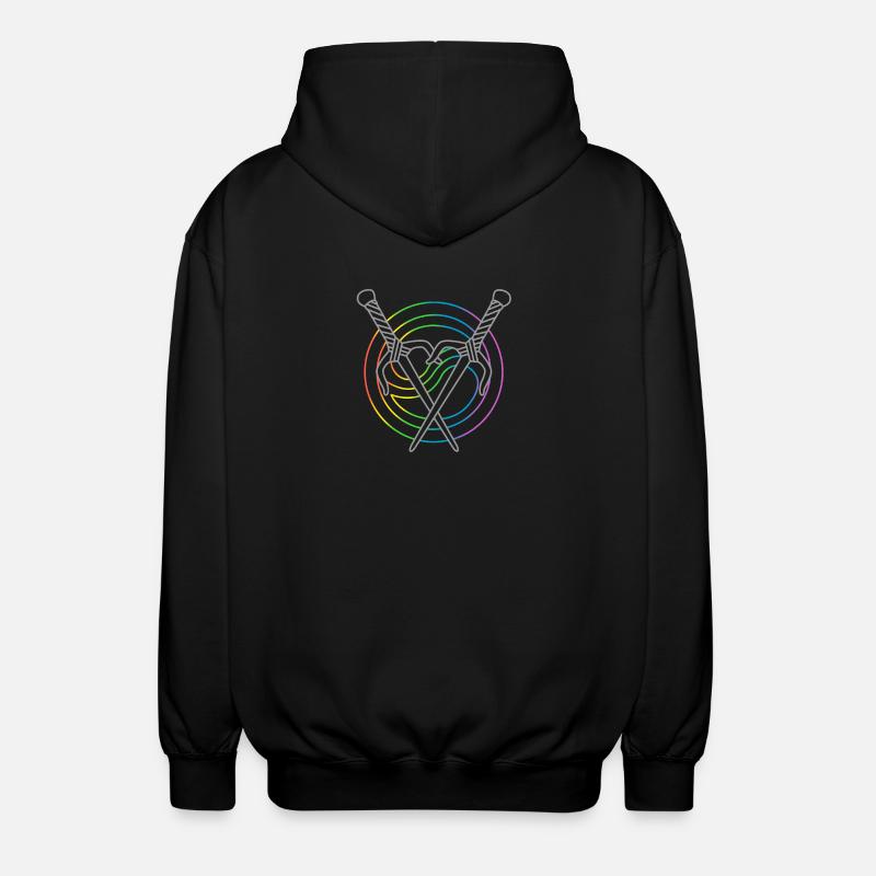 Xena & Gabrielle - Unisex Hooded Jacket - black
