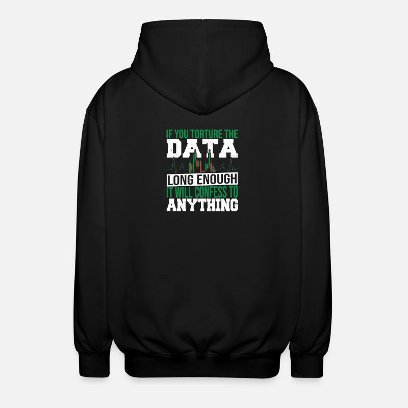 Datenanalyse Datenintegration Datenwissenschaft - Unisex Kapuzenjacke - Schwarz