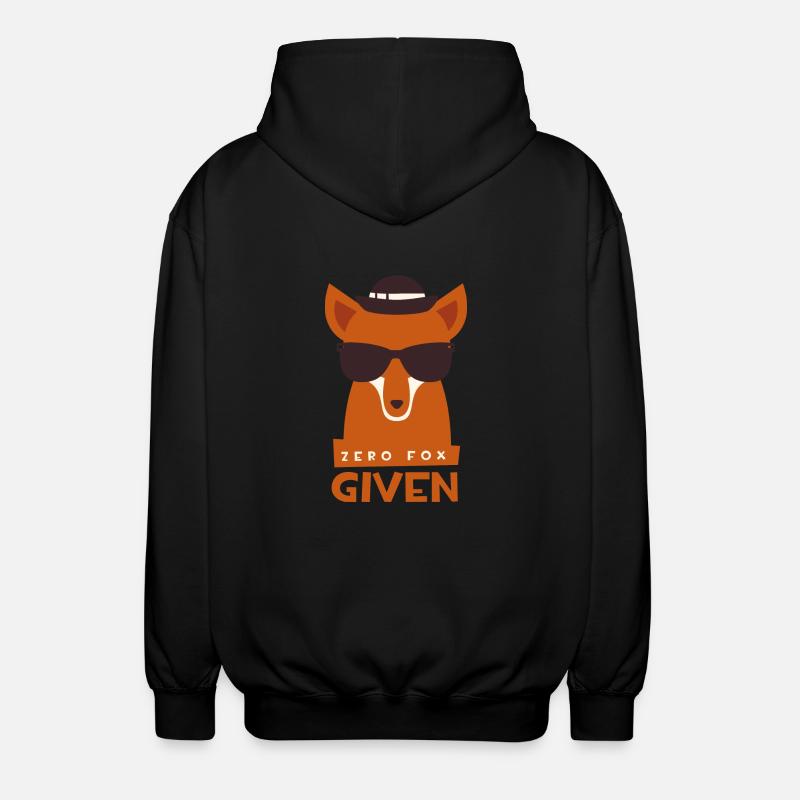 ZERO Fox given - Unisex Kapuzenjacke - Schwarz