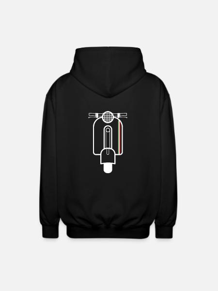 Scooter Italy - Unisex Hooded Jacket - black
