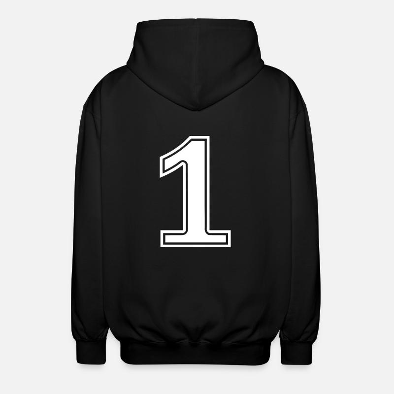 1 - Veste à capuche unisexe - noir