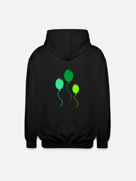 ballons - Veste à capuche unisexe - noir