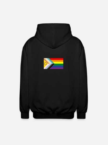 Disability Pride - Unisex Hooded Jacket - black