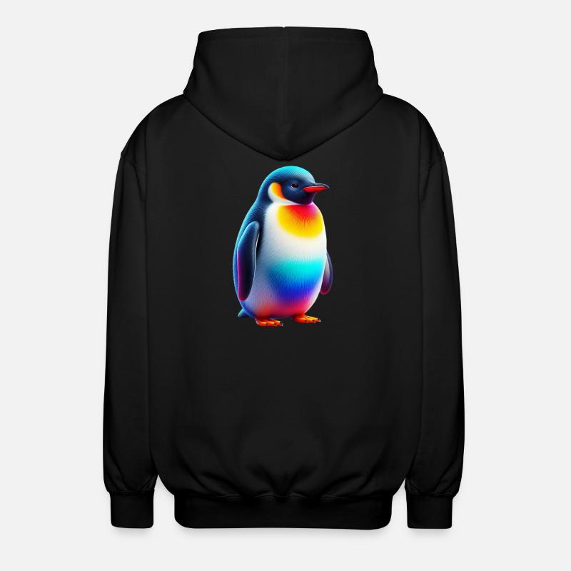 Pingouin - Veste à capuche unisexe - noir