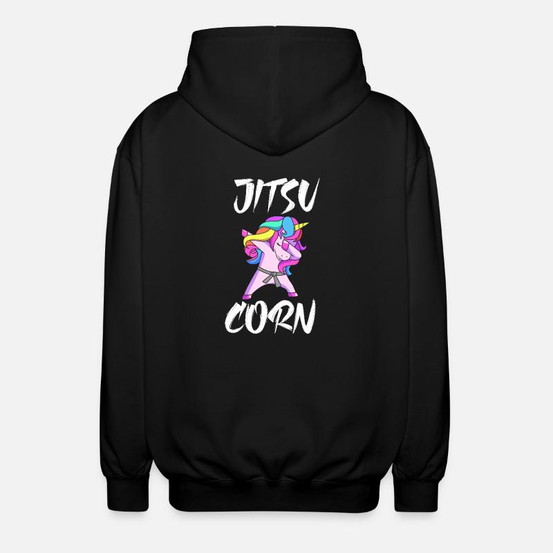 Jiu Jitsu Selbstverteidigung - Unisex Kapuzenjacke - Schwarz