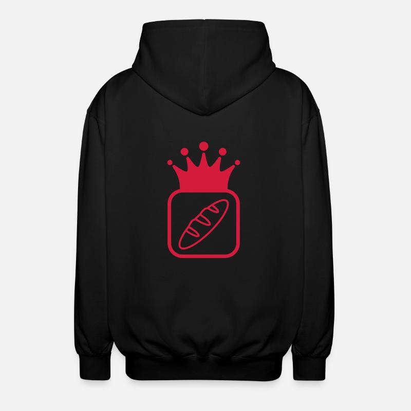 Bäcker / Bäckerei / Bäckerin / Brot - Unisex Kapuzenjacke - Schwarz
