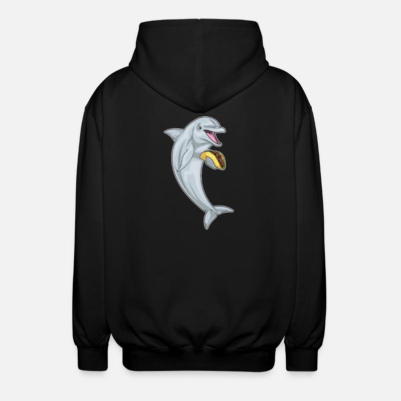 Taco au dauphin - Veste à capuche unisexe - noir