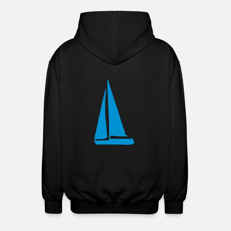 Design amusant pour les marins - Veste à capuche unisexe - noir