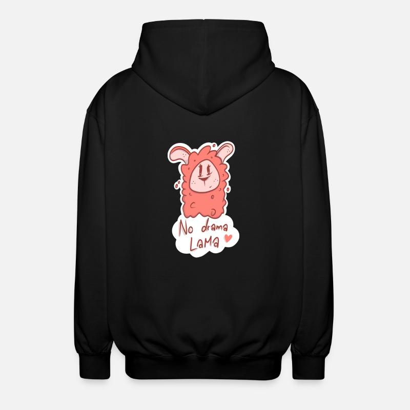 Lama4 - Unisex Hooded Jacket - black