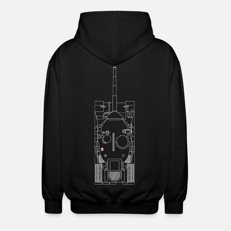 AMX 30 B. - Unisex Kapuzenjacke - Schwarz