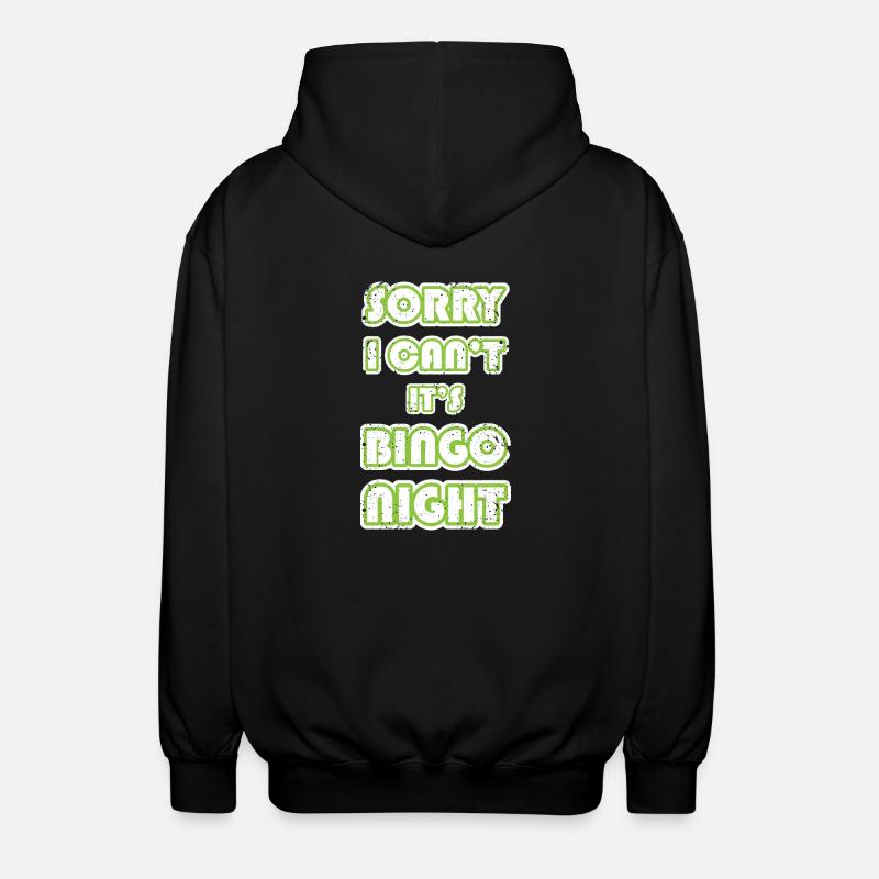 Bingo - Unisex Kapuzenjacke - Schwarz