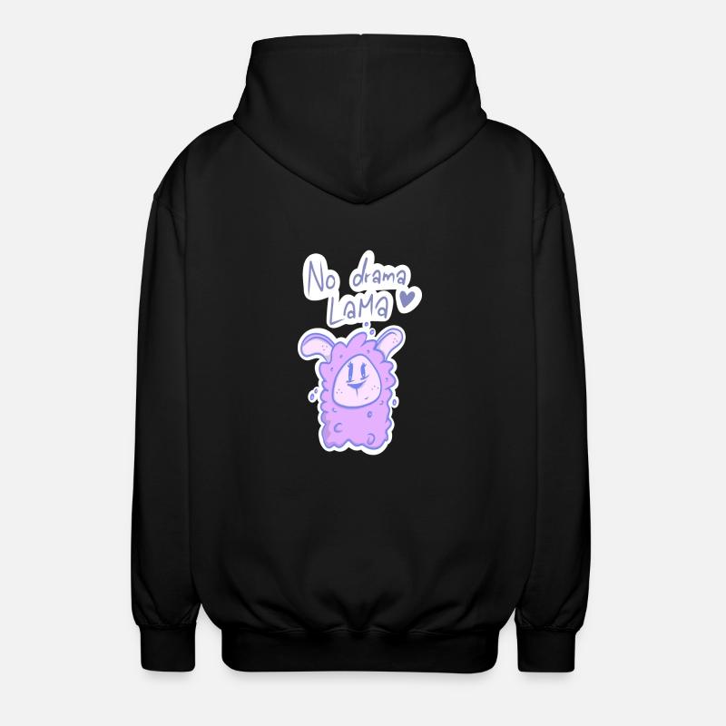 Lama2 - Unisex Hooded Jacket - black
