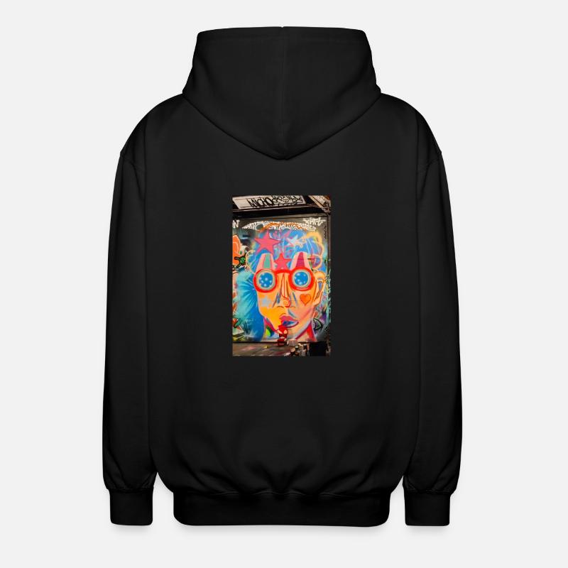 Graffity Explorer - Unisex Kapuzenjacke - Schwarz